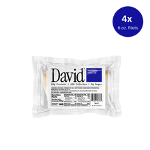 Pack of David Cod with clear packaging showing the nutrition facts panel
