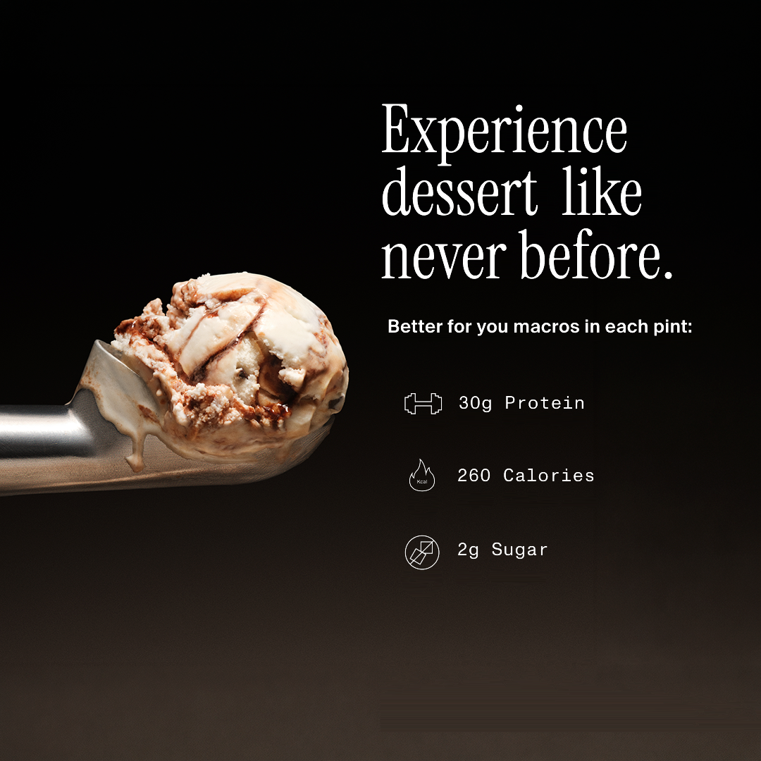 Experience dessert like never before spoon with frozen dessert