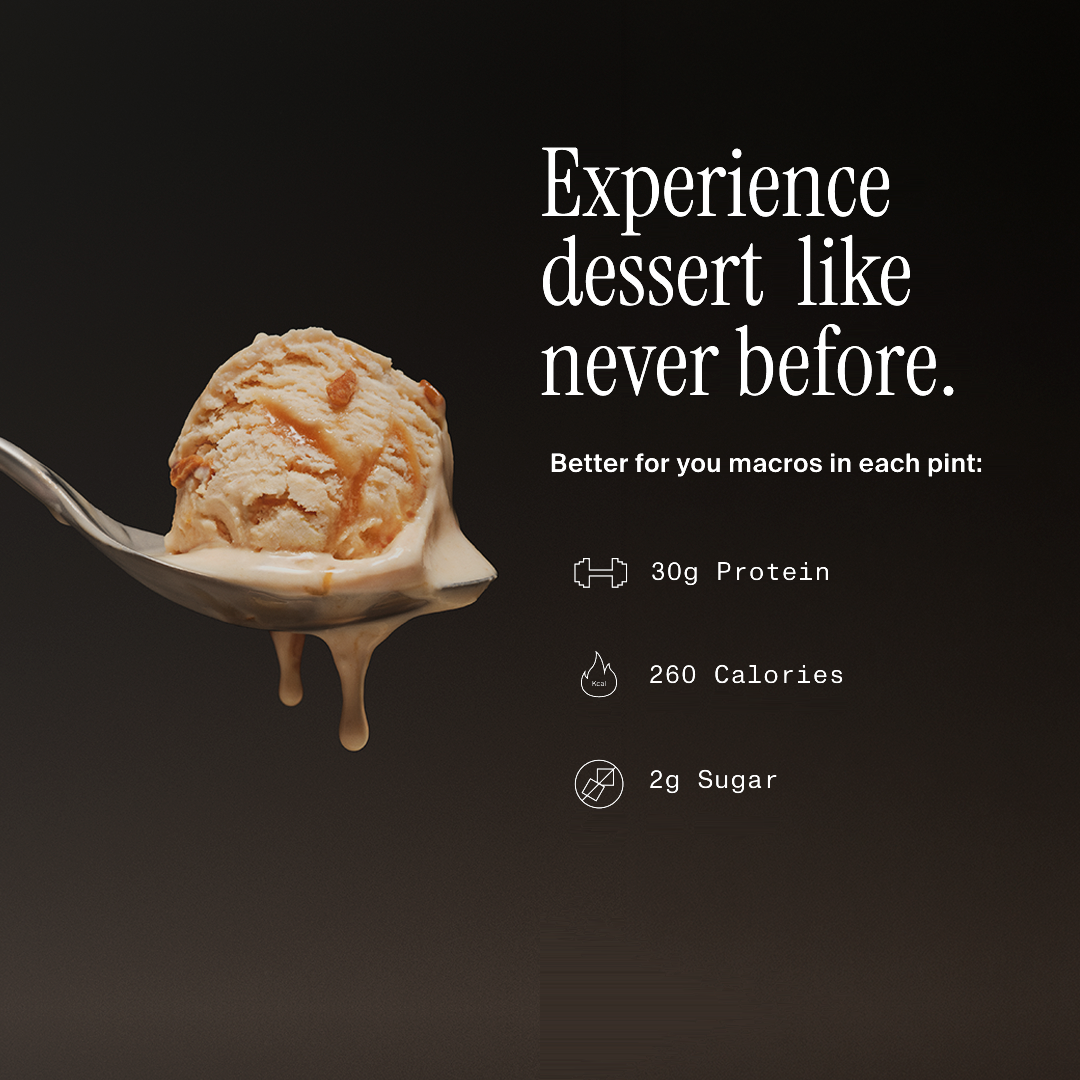 Experience dessert like never before spoon with frozen dessert