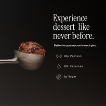 Experience dessert like never before spoon with frozen dessert