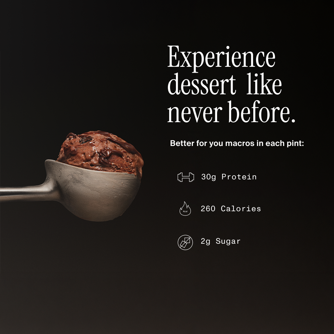 Experience dessert like never before spoon with frozen dessert