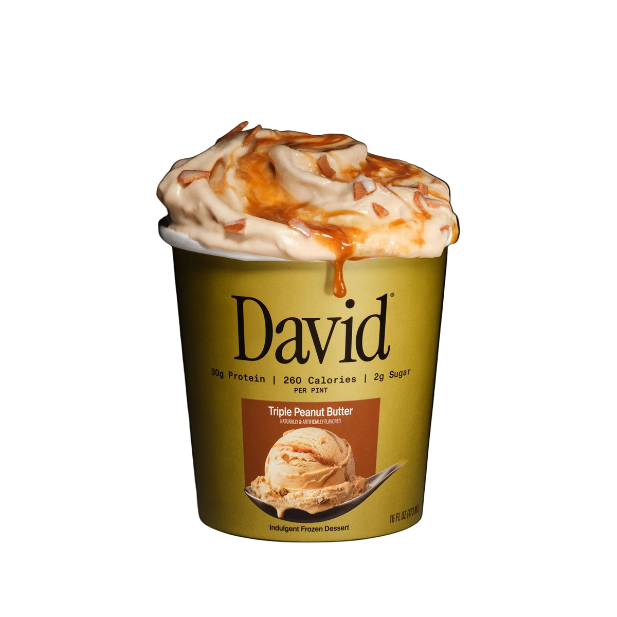 Triple Peanut Butter David frozen dessert pint